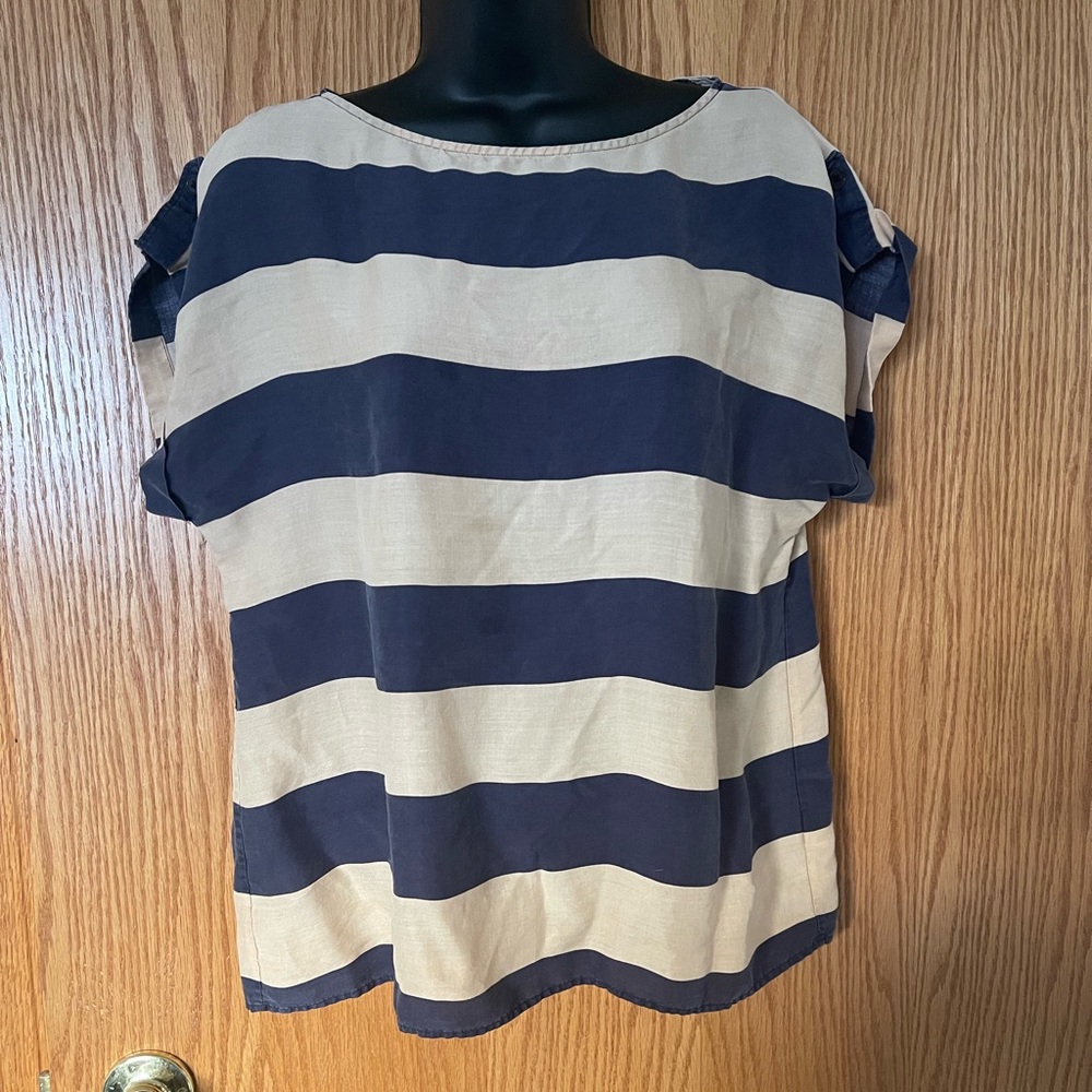 Talbots Sailor Style Striped Shirt